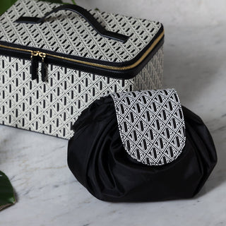 Round Drawstring Bag | JLB Collection | White