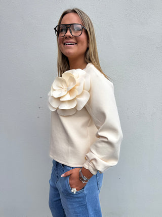 COSTER SWEATSHIRT SCUBA ROSE