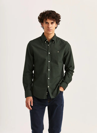 DOUGLAS SHIRT SLIM FIT OLIVE