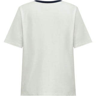GOSSIA BASGO TEE OFFWHITE/NAVY