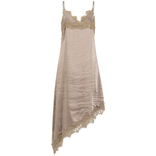 COSTER DRESS WITH LACE DETAIL CHAMPAGNE