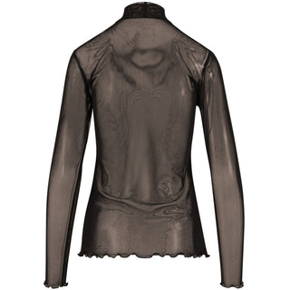 EVE MESH POLOTRÖJA CHOCOLATE BROWN