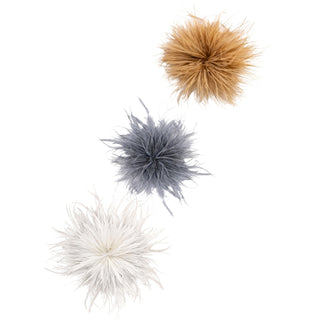 COSTER FUR BROOCH 3-PACK