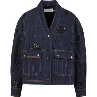 COSTER DENIMJACKA PALJETTER