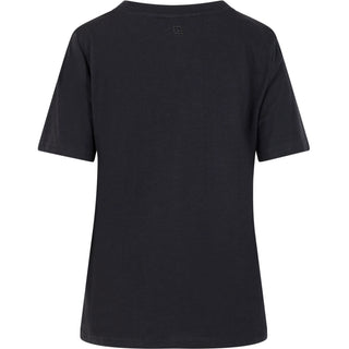 COSTER T-SHIRT MED PÄRLDETALJ SVART