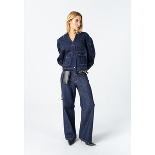 COSTER DENIMJACKA PALJETTER
