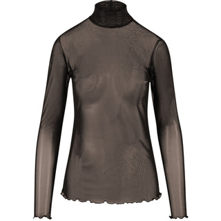 EVE MESH POLOTRÖJA CHOCOLATE BROWN
