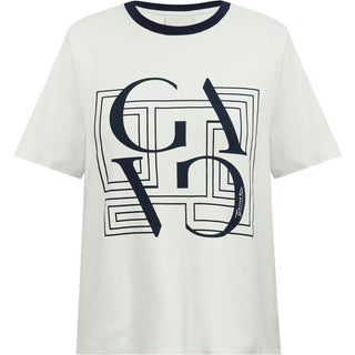 GOSSIA BASGO TEE OFFWHITE/NAVY