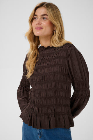Cream CRHenva Blouse Java Brown