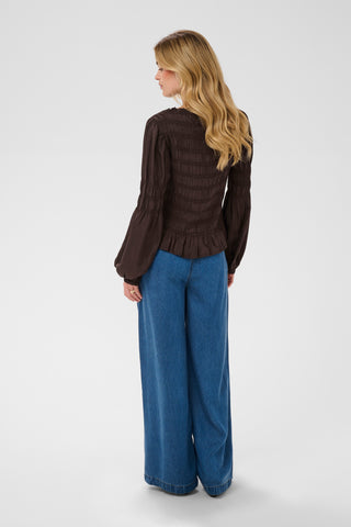 Cream CRHenva Blouse Java Brown
