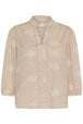 Brown White Stripe