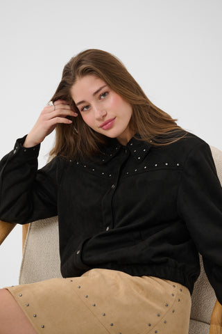 CREAM CRWINNY JACKET PITCH BLACK