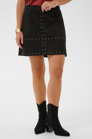 CREAM CRWINNY SKIRT PITCH BLACK