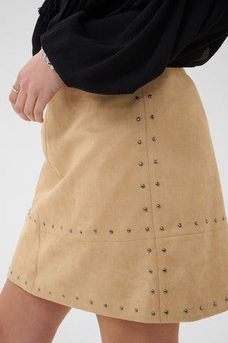 CREAM CRWINNY SKIRT TRAVERTINE
