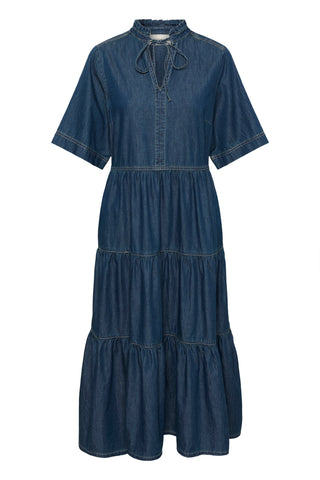 CREAM CRWINNIE DENIM DRESS