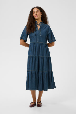 CREAM CRWINNIE DENIM DRESS
