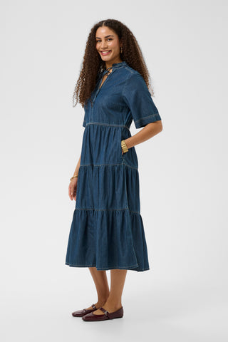 CREAM CRWINNIE DENIM DRESS