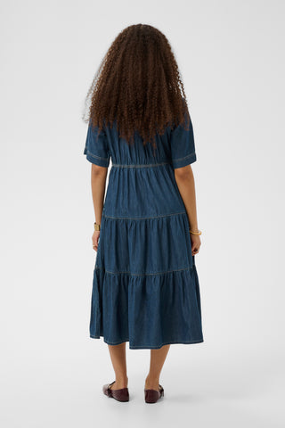 CREAM CRWINNIE DENIM DRESS