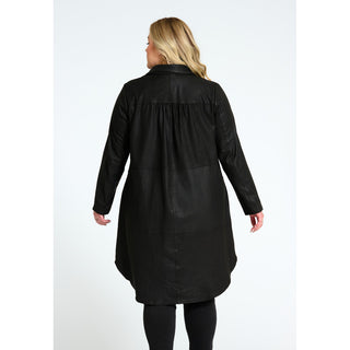 Skjortklänning Läder