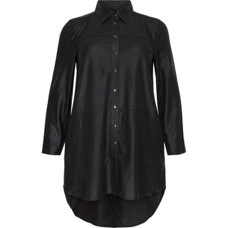 Skjortklänning Läder