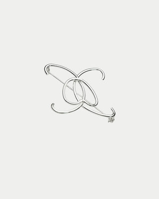 BOW19 DETAILS BROSCHE SILVER