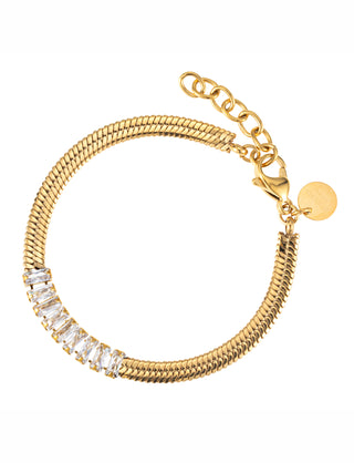 Athena Armband Crystal Gold