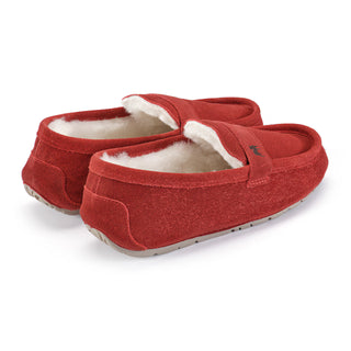 Denver Fårskinnstofflor Röd