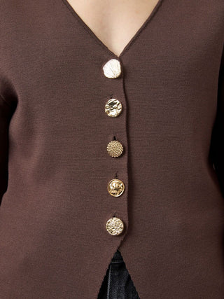 YASMIKKALA Stickad Kofta