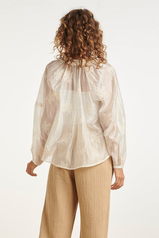 SKIR BLUS MED BRODERI