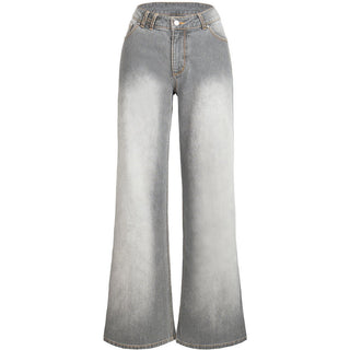 Hést Irina Wide Leg Jeans Grey