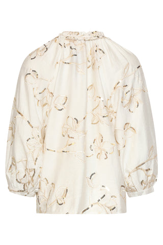 BLUS MED PALJETTER