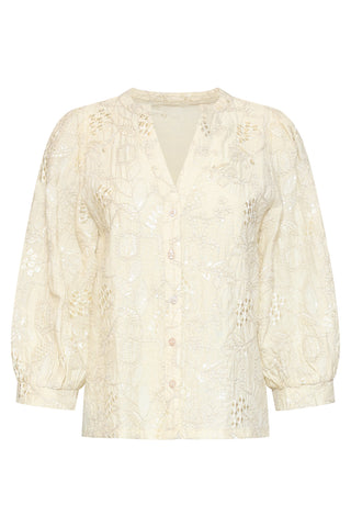 BLUS MED BRODERI