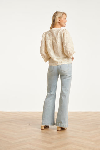 BLUS MED BRODERI
