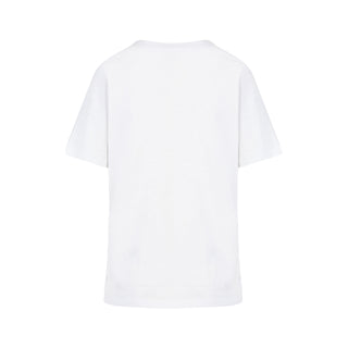 COSTER T-SHIRT MED PÄRLHJÄRTA VIT
