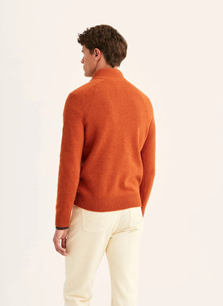 HERTFORD HALF ZIP ORANGE