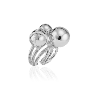 BERRY CRYSTAL LUXE Ring Silver