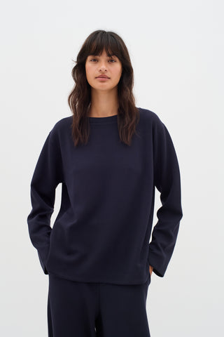 GINCENTIW CREWNECK MARINE BLUE