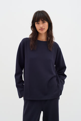 GINCENTIW CREWNECK MARINE BLUE