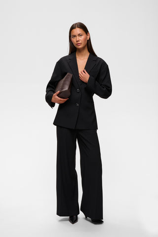 BriezIW Slit Pants Black