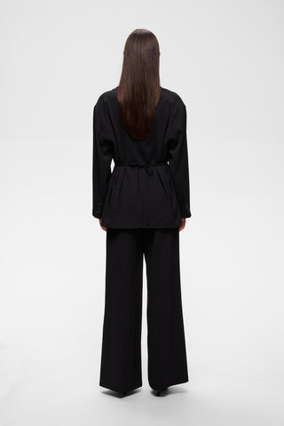 BriezIW Slit Pants Black