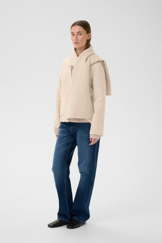 HAIZLEYIW SCARF COAT