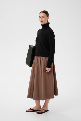 INWEAR GLORIAIW DAFFODIL SKIRT COFFEE QUARTZ