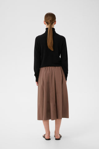 INWEAR GLORIAIW DAFFODIL SKIRT COFFEE QUARTZ