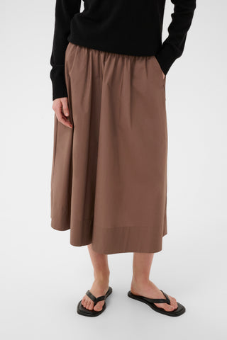 INWEAR GLORIAIW DAFFODIL SKIRT COFFEE QUARTZ