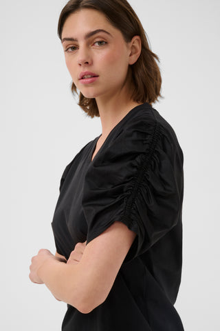 InWear GUDRINIW V-Neck T-shirt Black
