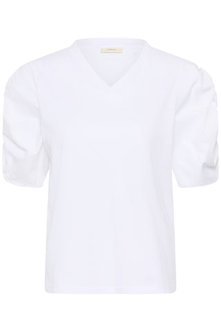 InWear GUDRINIW V-Neck T-shirt White