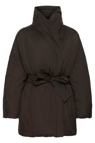 ZINNAHIW SHORT COCOON COAT