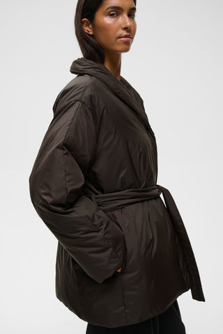 ZINNAHIW SHORT COCOON COAT