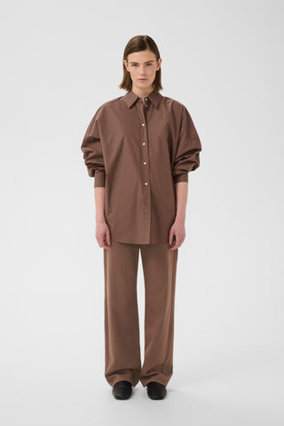 INWEAR HAZEIW SHIRT - COFFEE QUARTZ
