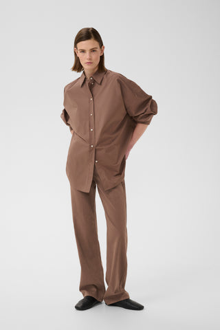 INWEAR HAZEIW SHIRT - COFFEE QUARTZ